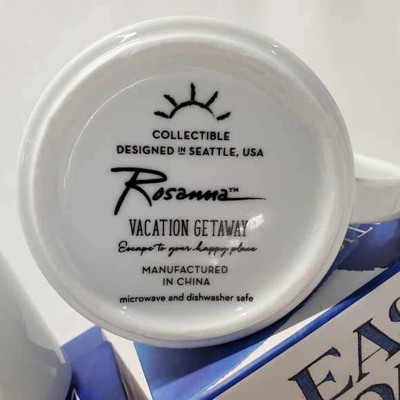 2 Pc Set-Rosanna Vacation Getaway East Coast Mugs - Picture 3 of 5